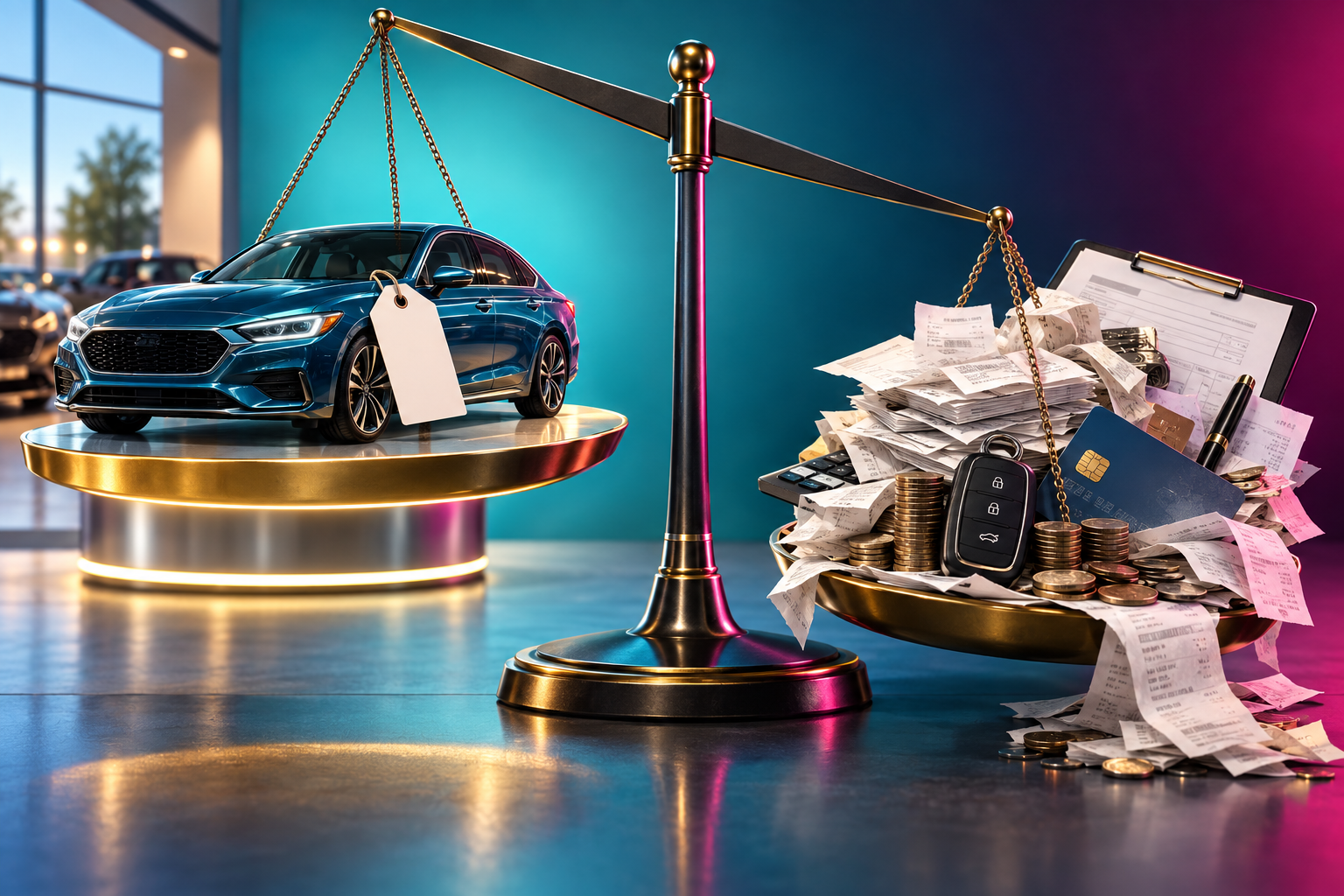 Proceso de compra vehicular en agencia: diferencias entre precio de lista y costo total de salida
