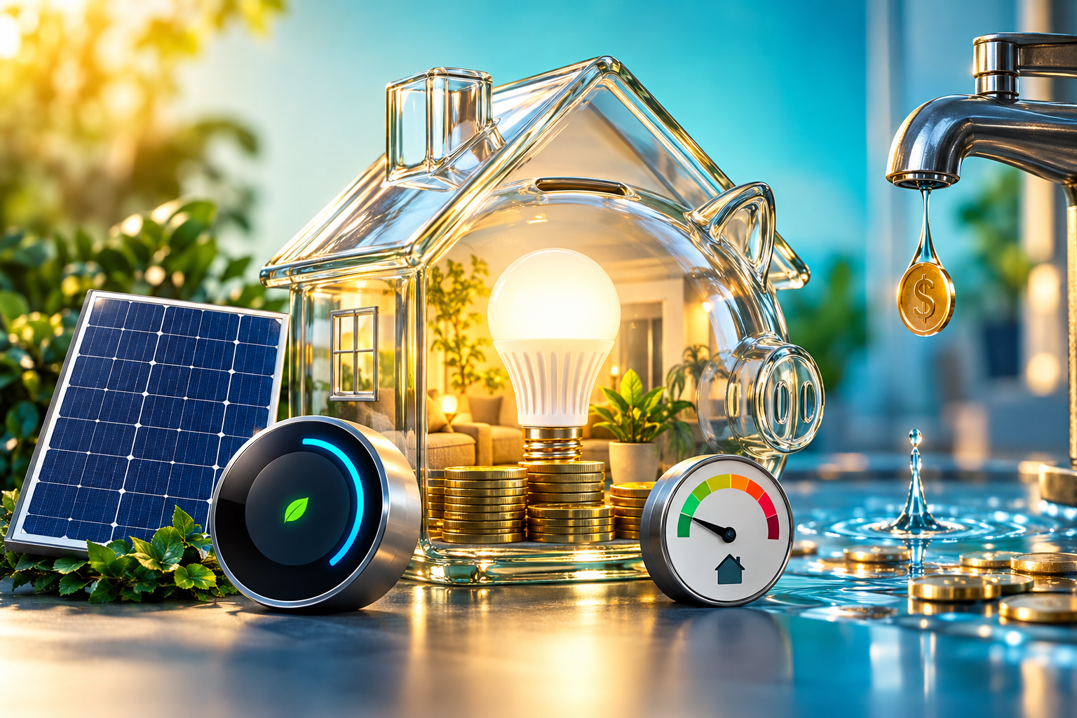 Hábitos de consumo inteligente para reducir la factura de energía y servicios públicos en el hogar