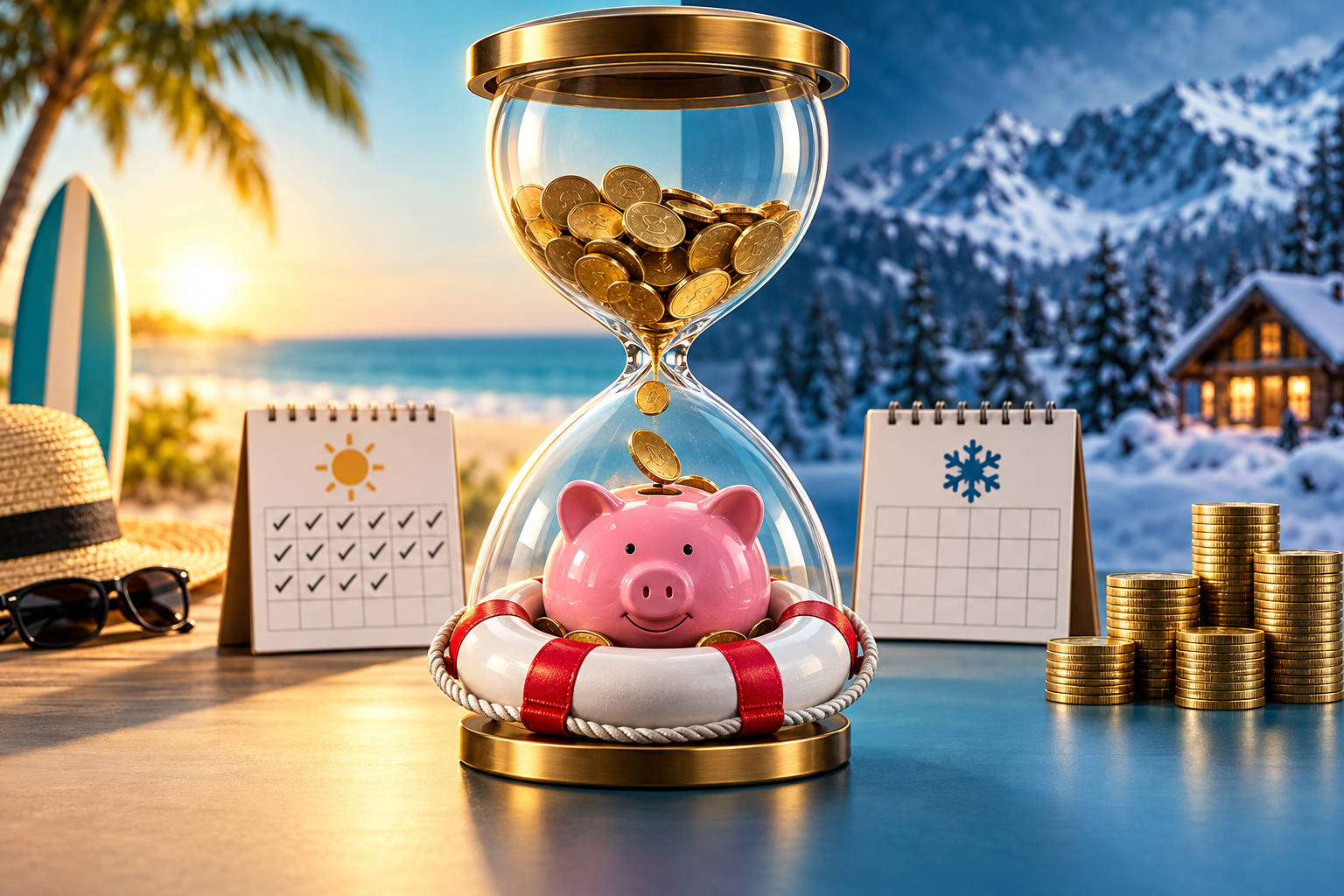 Cómo prepararse financieramente para periodos de baja actividad laboral o trabajo de temporada