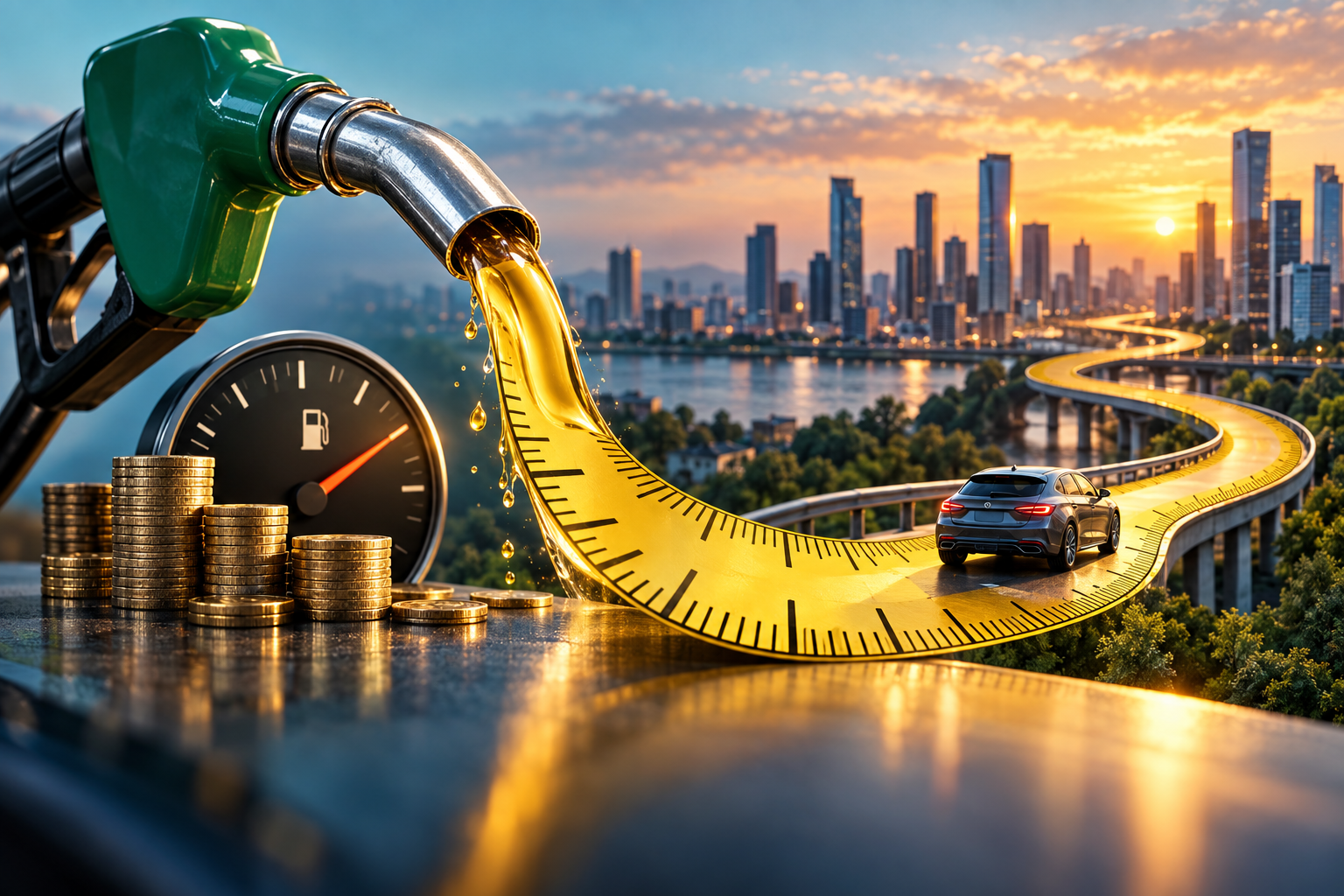 Cómo calcular el consumo real de gasolina por kilómetro recorrido en trayectos diarios